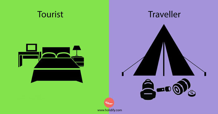 Чем туристы отличаются от путешественников (12 фото)