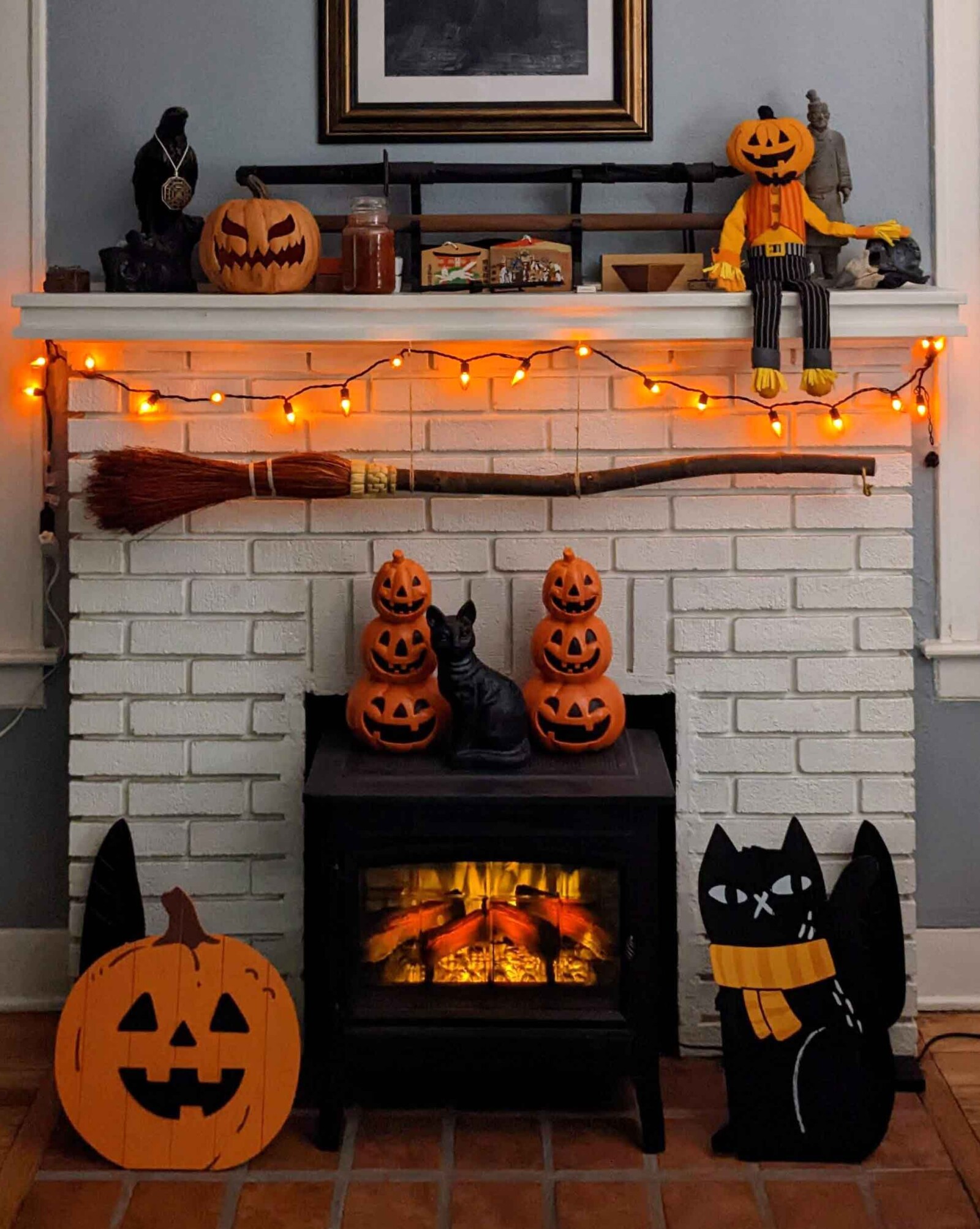 Самодельный декор и идеи для хэллоуинского жилища (25 фото)