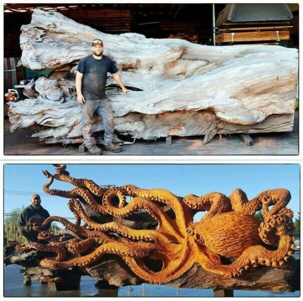 Вражаючі та дивовижні вироби з дерева, створені справжніми майстрами