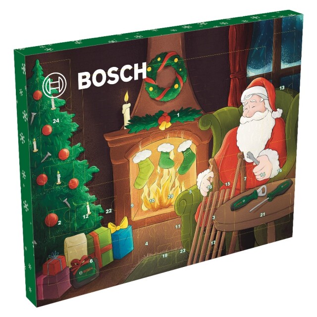 Ідеальний різдвяний подарунок від Bosch: адвент-календар із набором інструментів   
