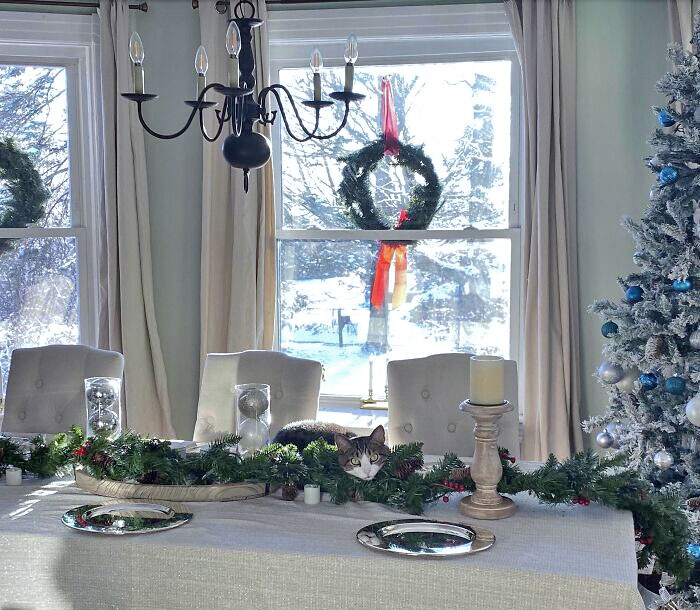 Идеи новогодней декорации и праздничного украшения дома (36 фото)