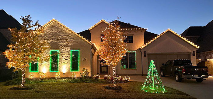 Идеи новогодней декорации и праздничного украшения дома (36 фото)