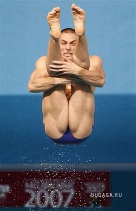 Самые забавные кадры с соревнований по прыжкам в воду