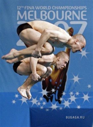 Самые забавные кадры с соревнований по прыжкам в воду