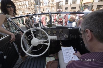 27 мая, Москва, Третьяковский проезд. 5-е ралли классических автомобилей LUC Cho