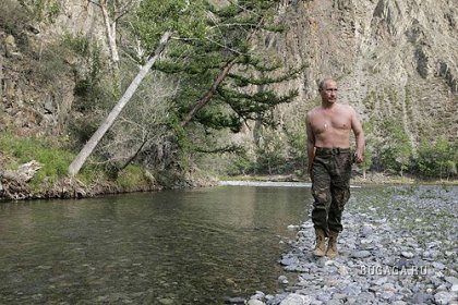 Путин на рыбалке