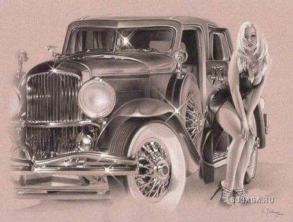 Sexy Lady & Car.